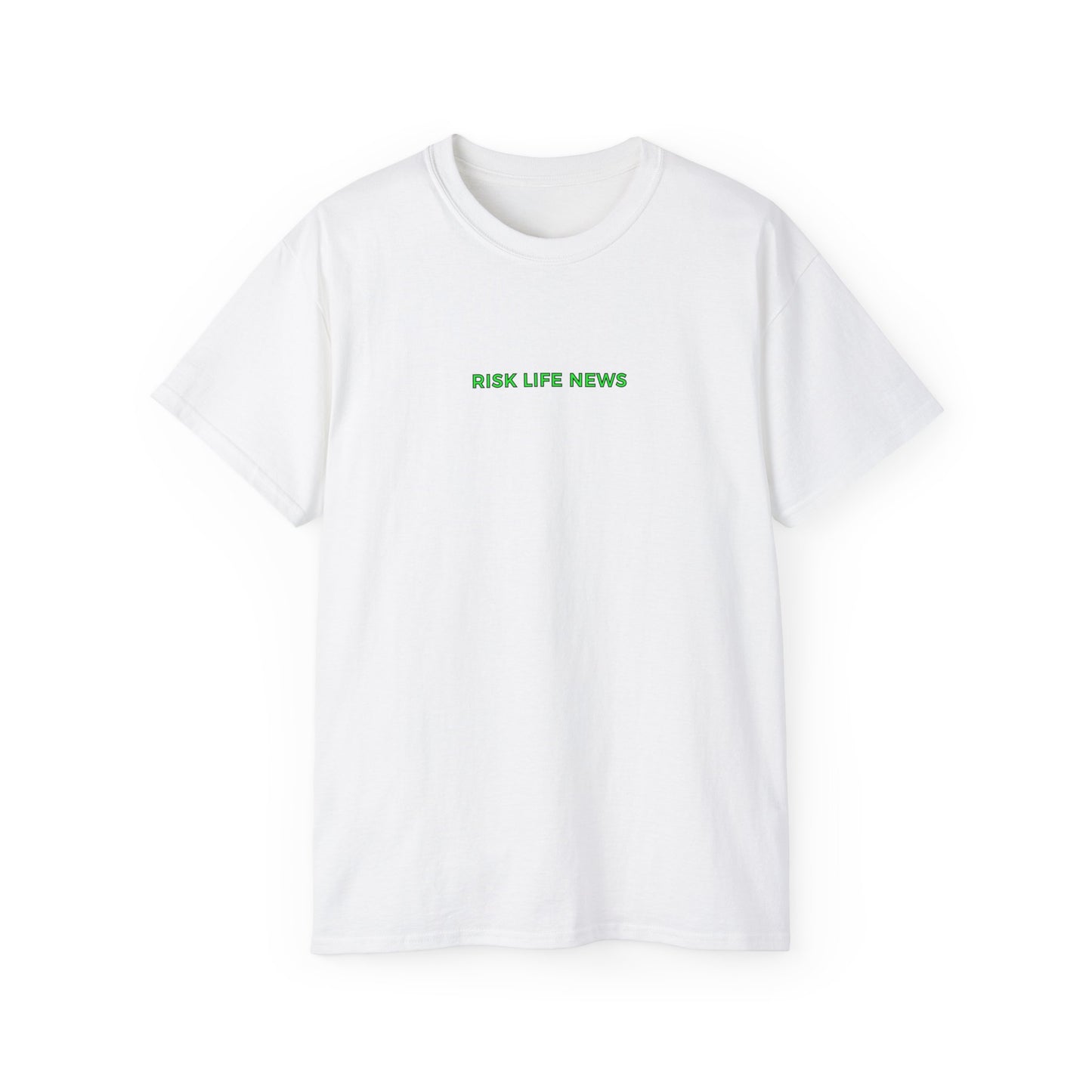 Risk Life News Text T-Shirt