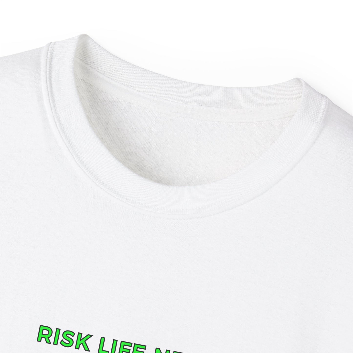 Risk Life News Text T-Shirt