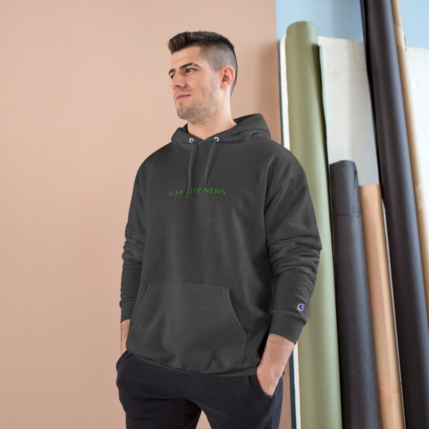 Risk Life News Champion Hoodie