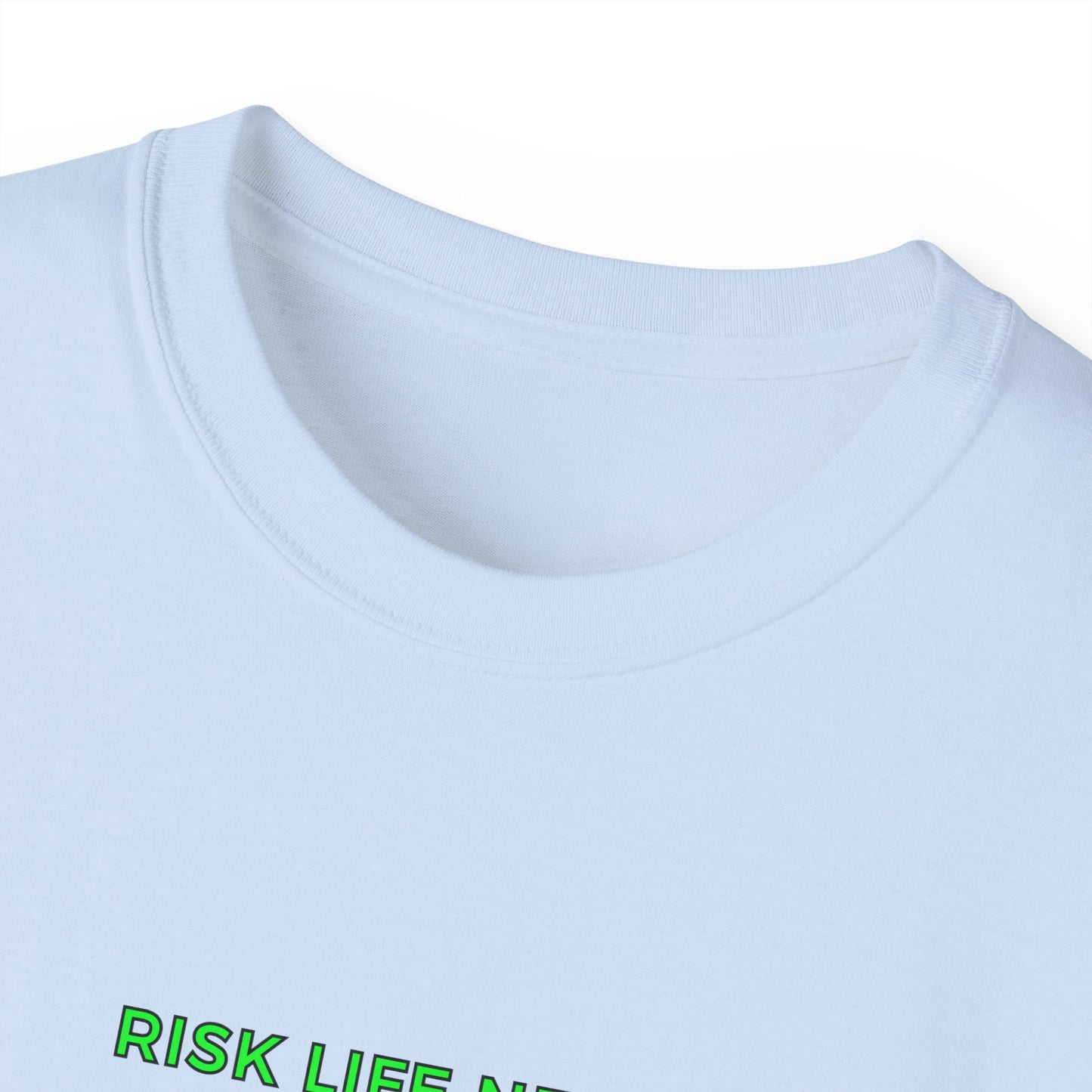 Risk Life News Text T-Shirt