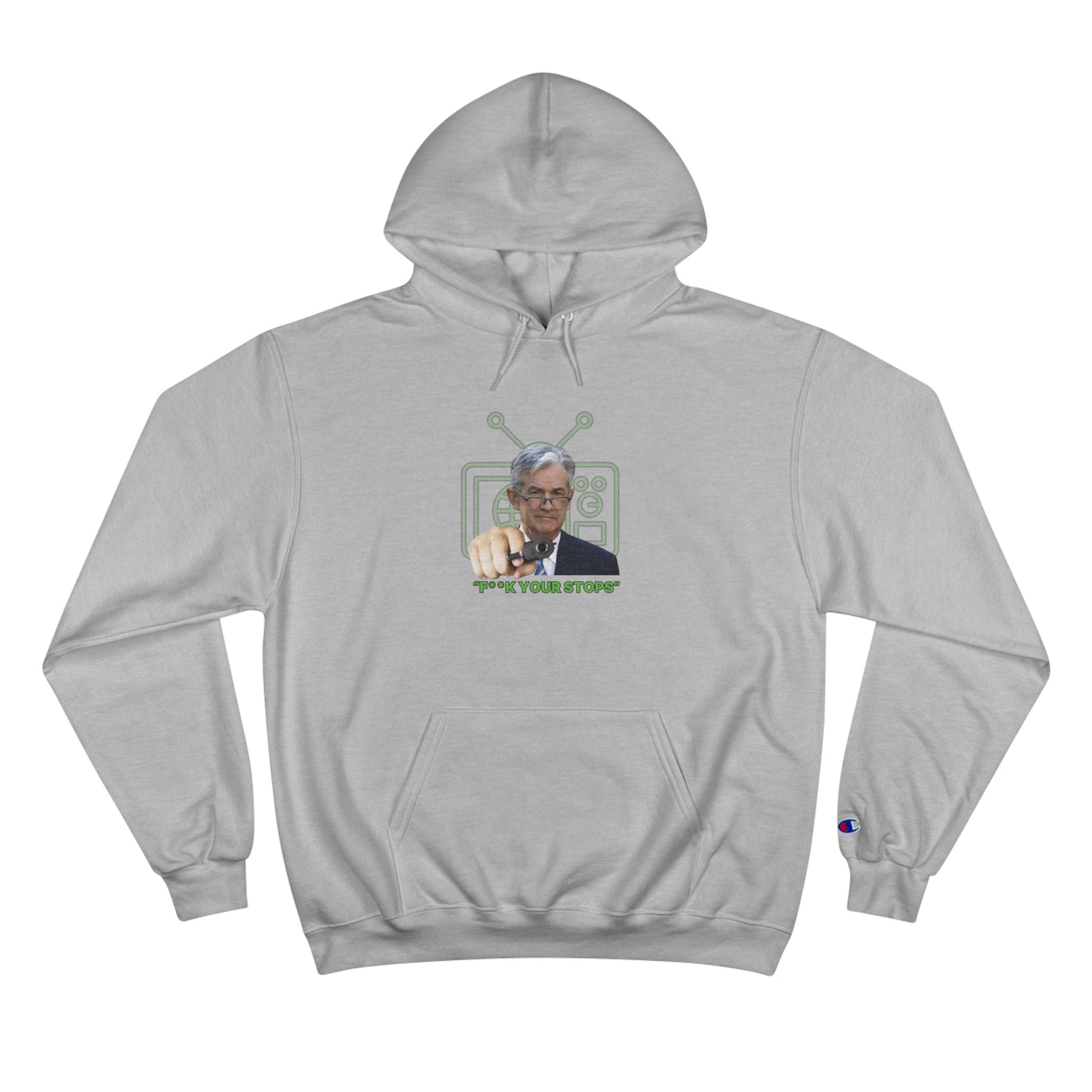 Risk Life News 'F YOUR STOPS' Champion Hoodie