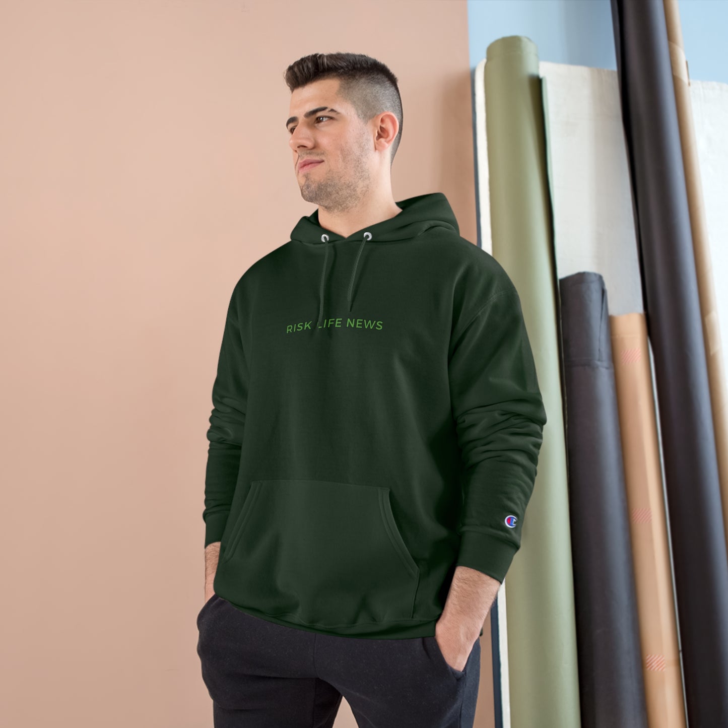 Risk Life News Champion Hoodie