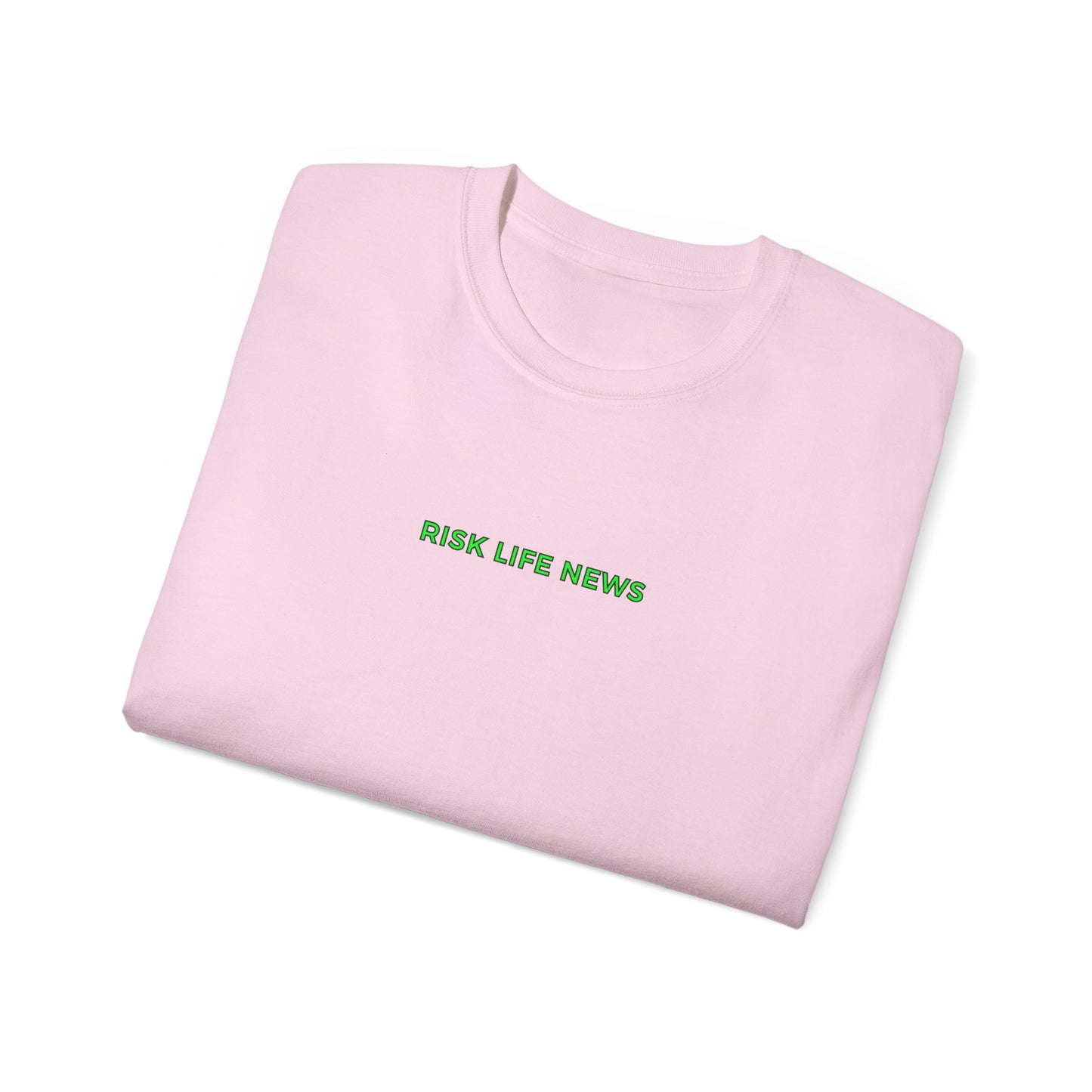 Risk Life News Text T-Shirt