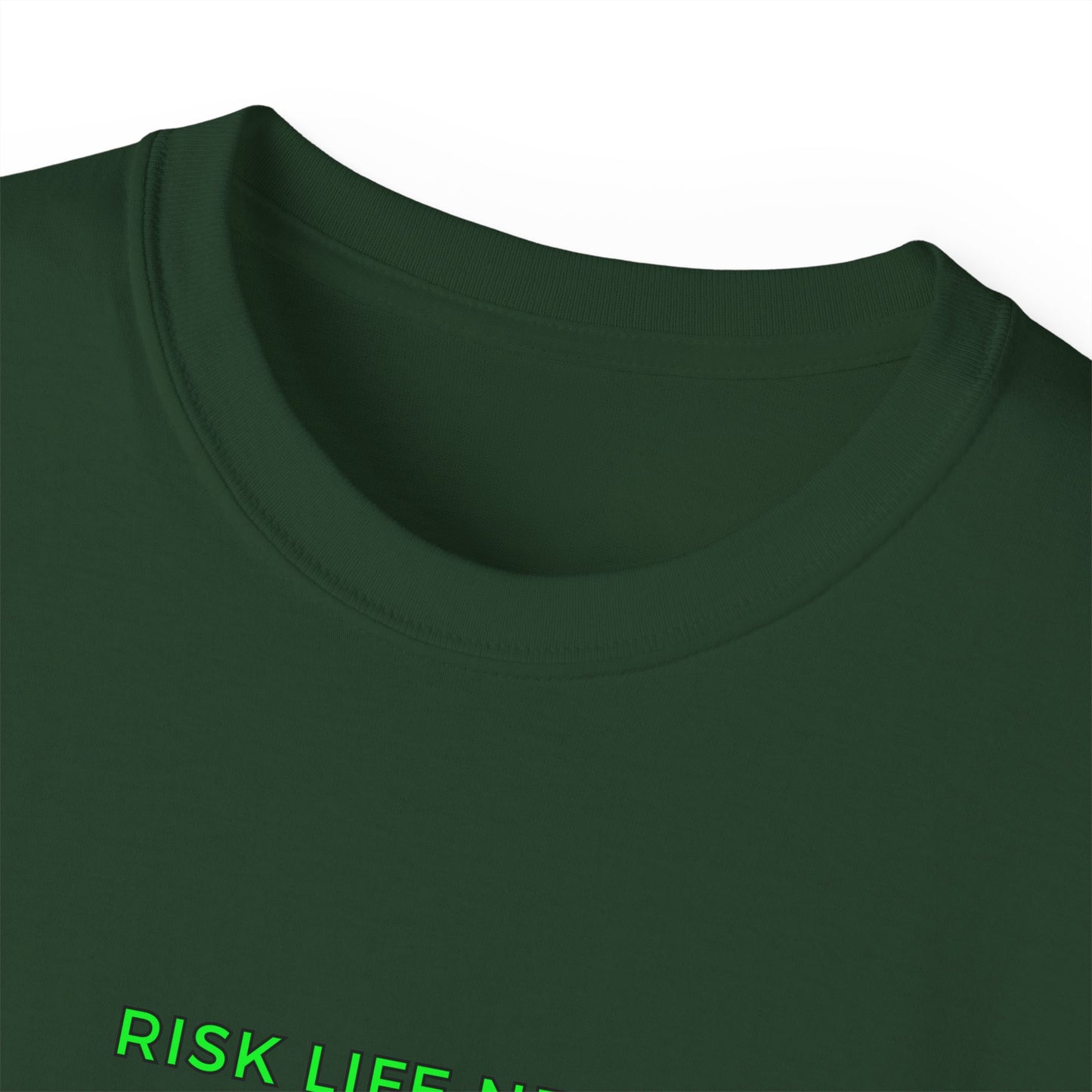 Risk Life News Text T-Shirt