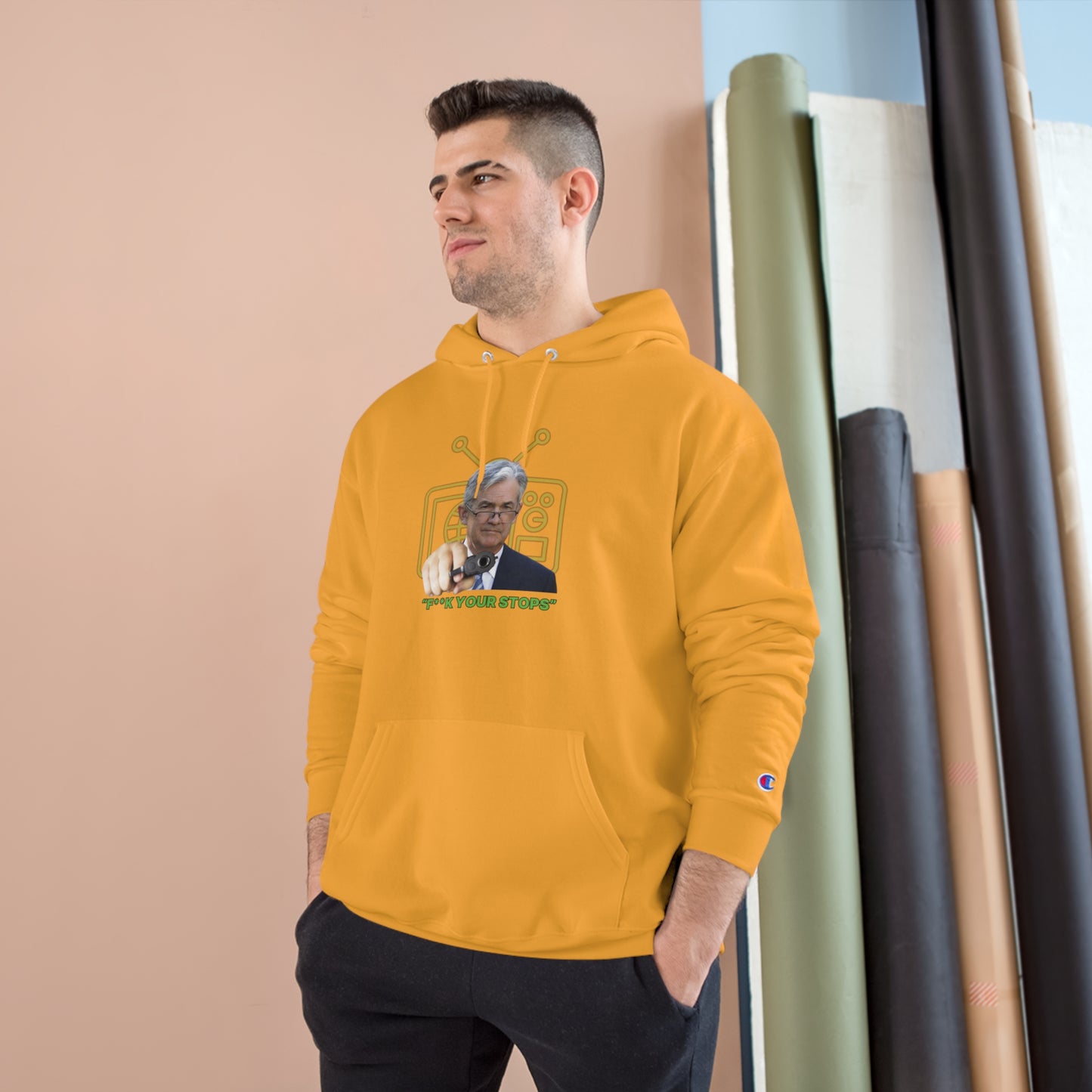 Risk Life News 'F YOUR STOPS' Champion Hoodie