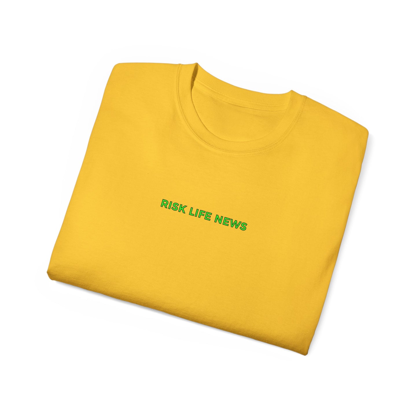 Risk Life News Text T-Shirt