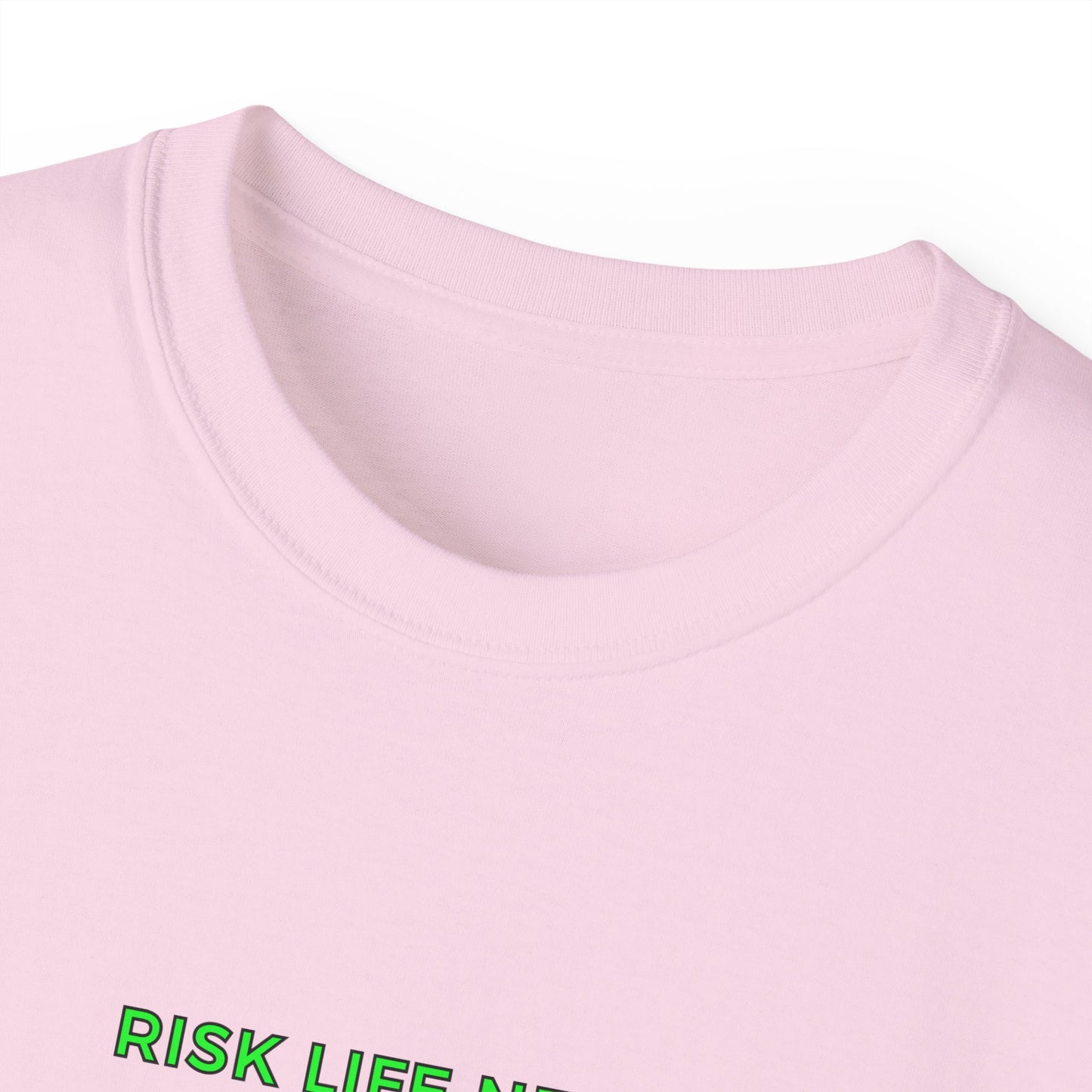 Risk Life News Text T-Shirt