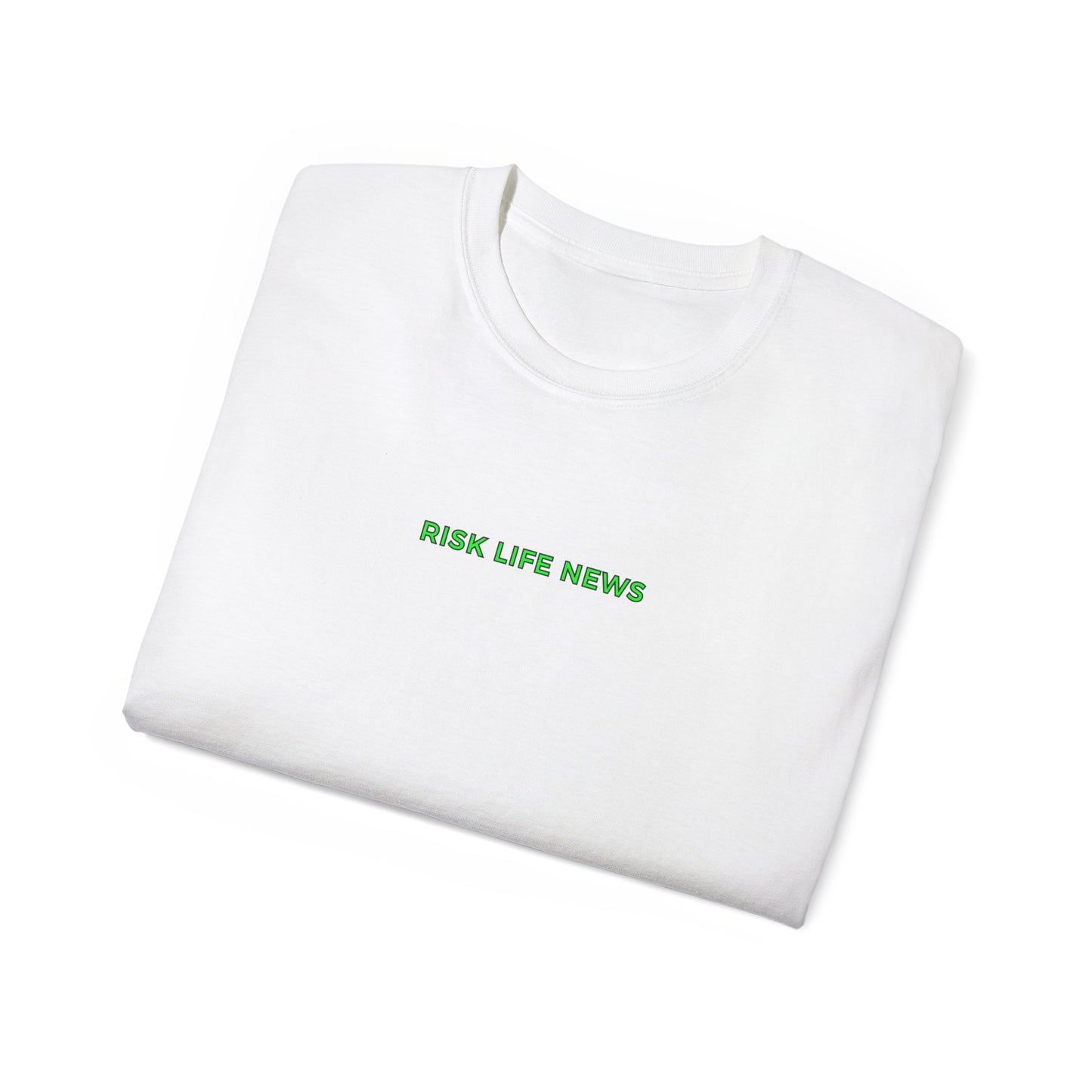 Risk Life News Text T-Shirt