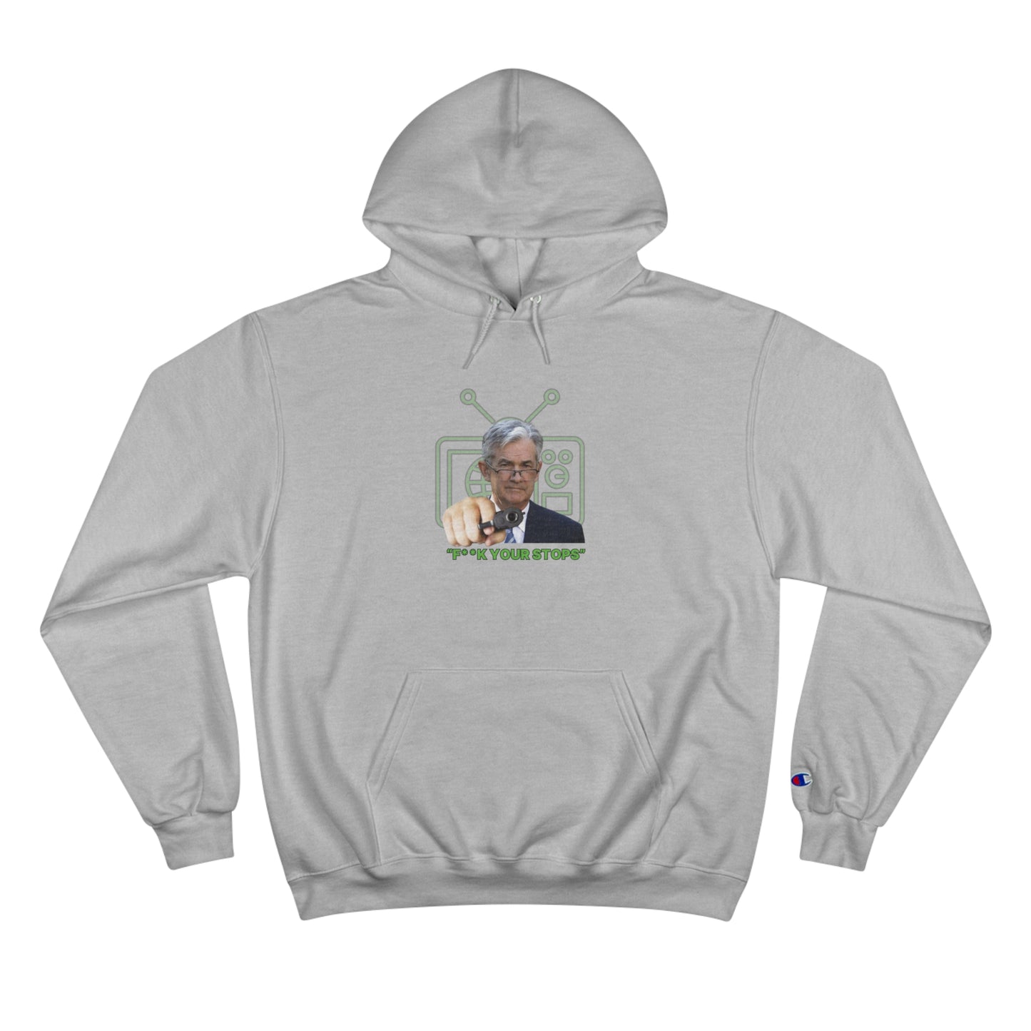 Risk Life News 'F YOUR STOPS' Champion Hoodie