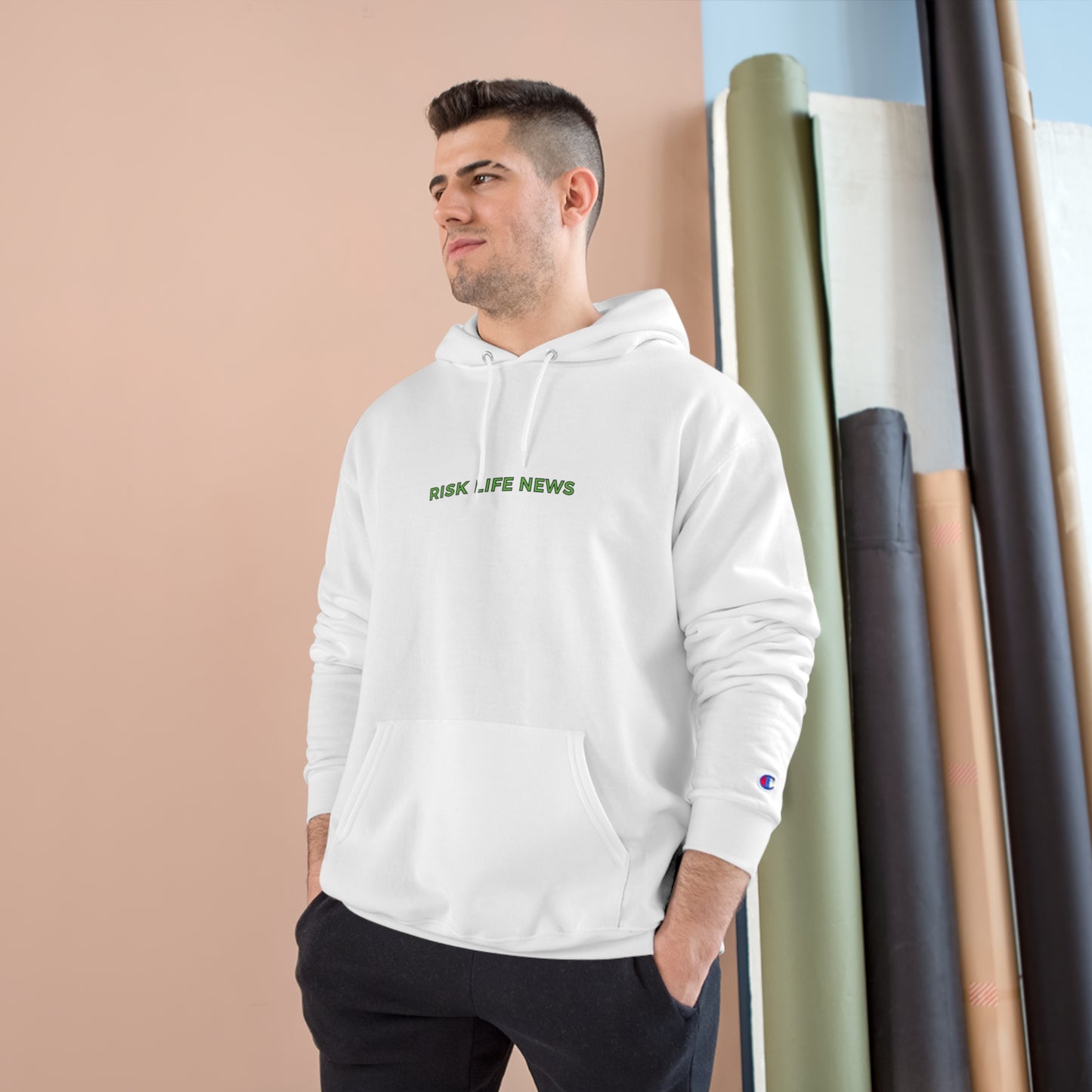 Risk Life News Champion Hoodie